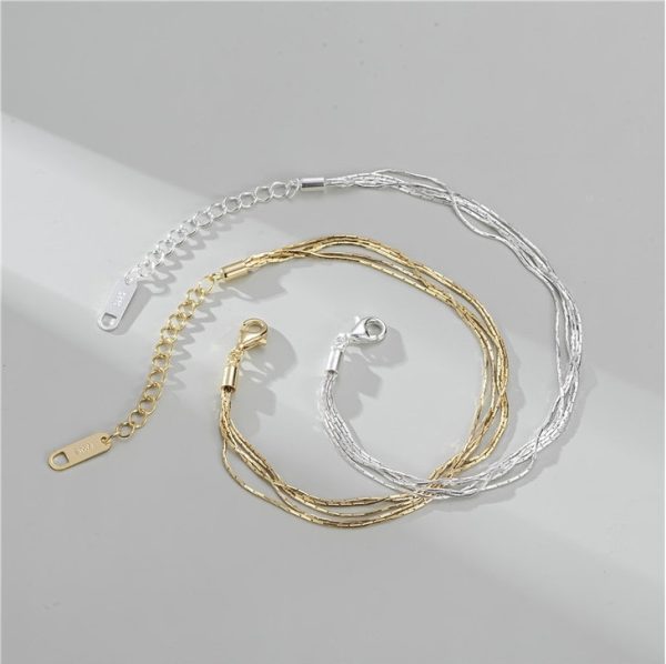 Wholesale 925 Sterling Silver Multi-layer Snake  Bracelet - Image 5