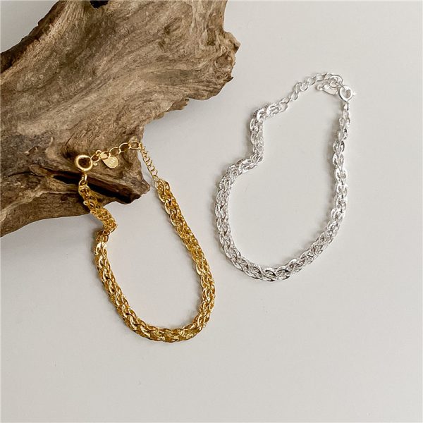 Wholesale 925 Sterling Silver Braid Bracelet