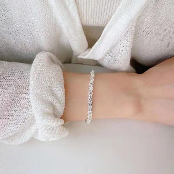 Wholesale 925 Sterling Silver Braid Bracelet - Image 6