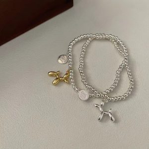 Wholesale 925 Sterling Silver Balloon Dog Bracelet