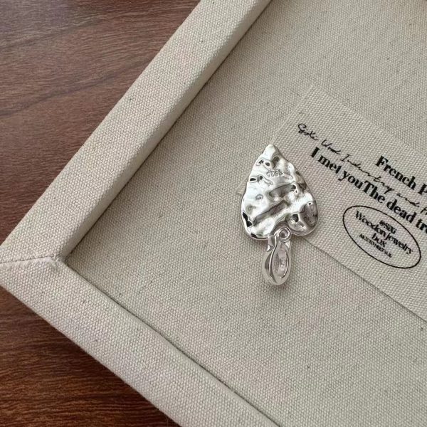 Wholesale 925 Sterling Silver Textured Love Necklace & Pendant - Image 3