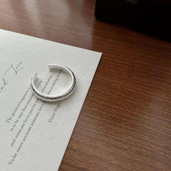 Wholesale 925 Sterling Silver Thread Ring - Image 3