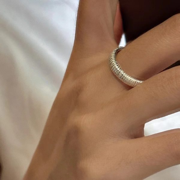 Wholesale 925 Sterling Silver Thread Ring - Image 5