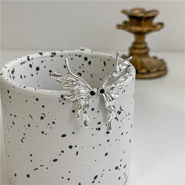 Wholesale 925 Sterling Silver Ecological Butterfly Earrings - Image 4
