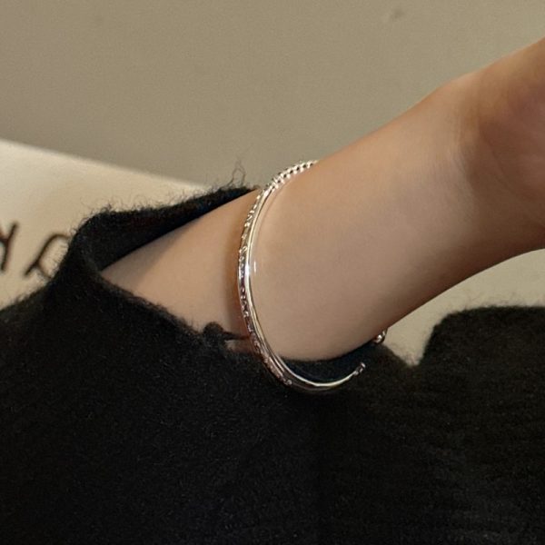 Wholesale 925 Sterling Silver Twist Bangle - Image 4