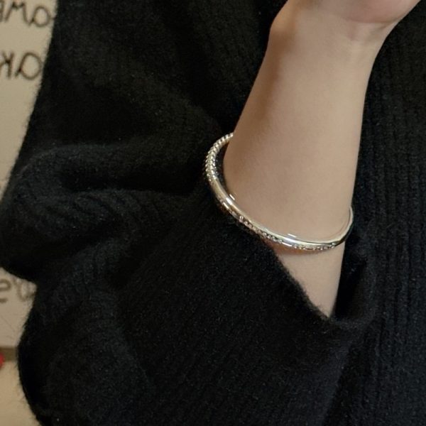 Wholesale 925 Sterling Silver Twist Bangle - Image 5
