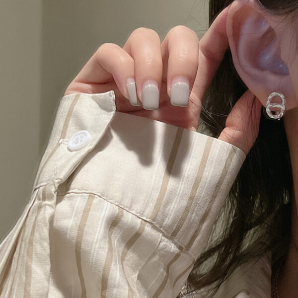 Wholesale 925 Sterling Silver Pig Nose Earrings - Image 5