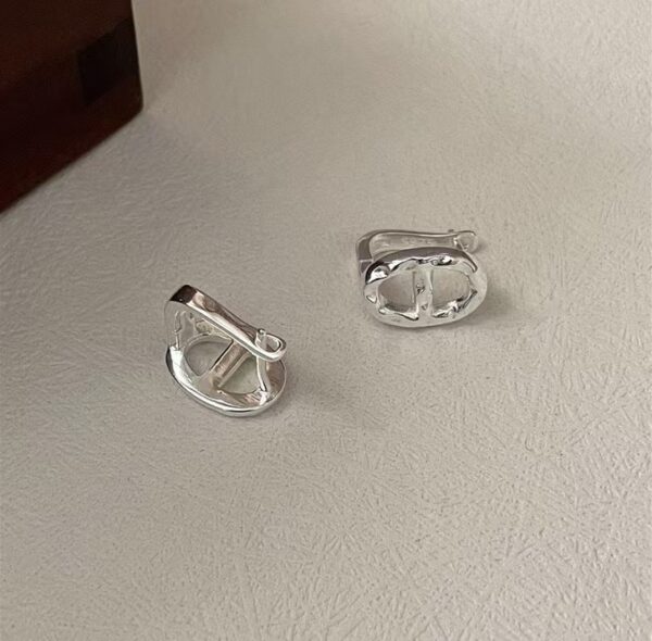 Wholesale 925 Sterling Silver Pig Nose Earrings - Image 3
