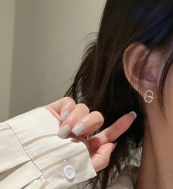 Wholesale 925 Sterling Silver Pig Nose Earrings - Image 6