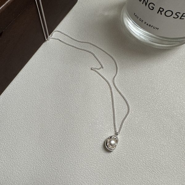Wholesale 925 Sterling Silver Pearl Necklace - Image 4