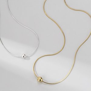 Wholesale 925 Sterling Silver Snake Necklace