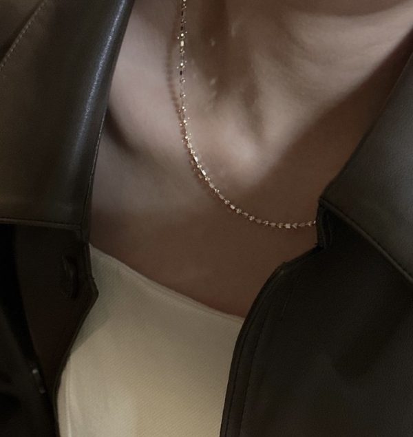 Wholesale 925 Sterling Silver Contrasting Necklace - Image 4