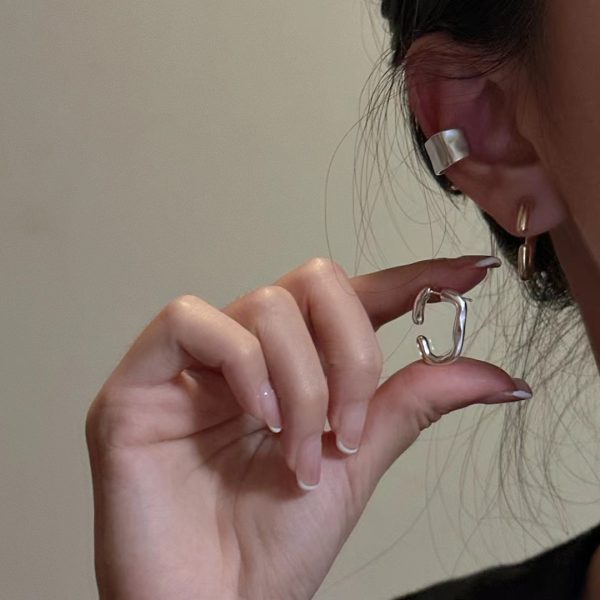 Wholesale 925 Sterling Silver Irregular Earrings - Image 5