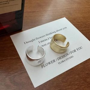 Wholesale 925 Sterling Silver Matte Chunky Ring