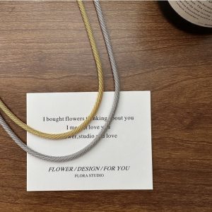 Wholesale 925 Sterling Silver Hollow Clavicle Chain