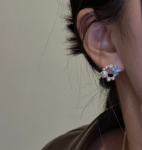 Wholesale 925 Sterling Silver Shell Pearl Earrings - Image 6