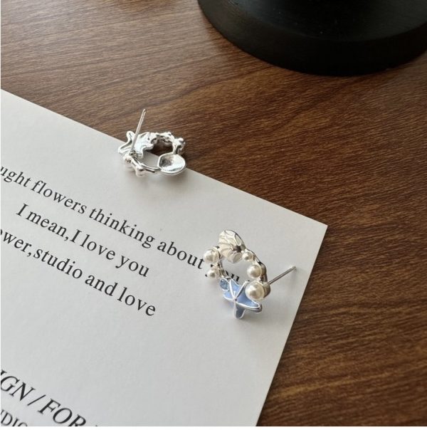 Wholesale 925 Sterling Silver Shell Pearl Earrings - Image 3