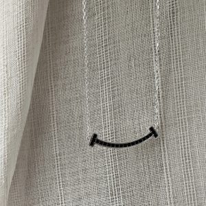 Wholesale 925 Sterling Silver Black Smile Necklace