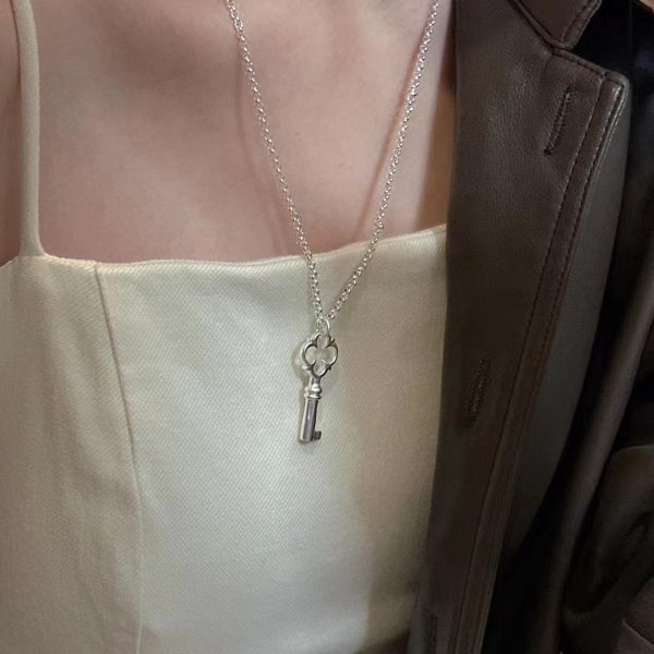 Wholesale 925 Sterling Silver Key Necklace - Image 6