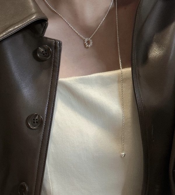 Wholesale 925 Sterling Silver Circle Pearl Necklace - Image 5