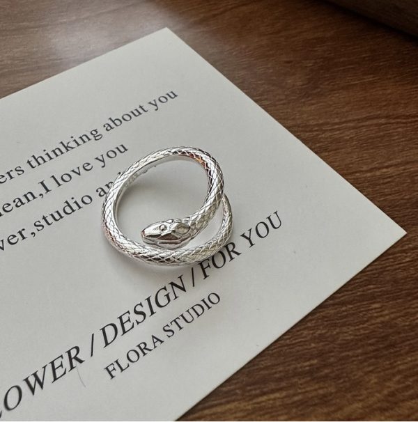 Wholesale 925 Sterling Silver Snake Bangle & Earrings - Image 3