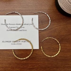 Wholesale 925 Sterling Silver Large Hoop Earrings