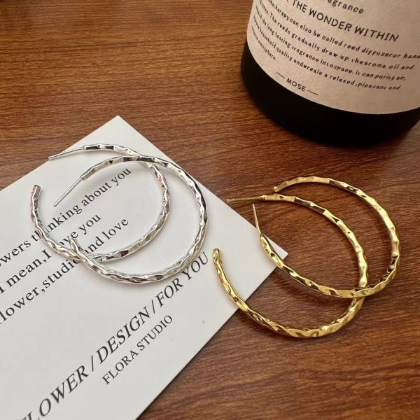 Wholesale 925 Sterling Silver Large Hoop Earrings - Image 3