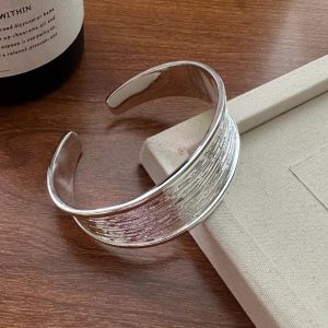 Wholesale 925 Sterling Silver Textured Bangle