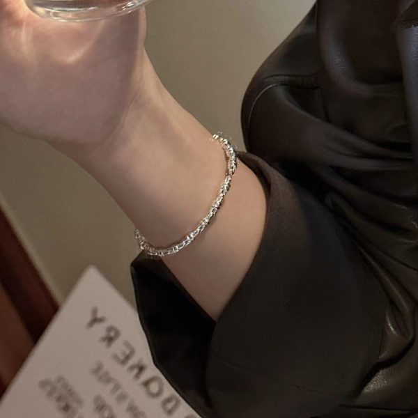 Wholesale 925 Sterling Silver Simple Bracelet - Image 6