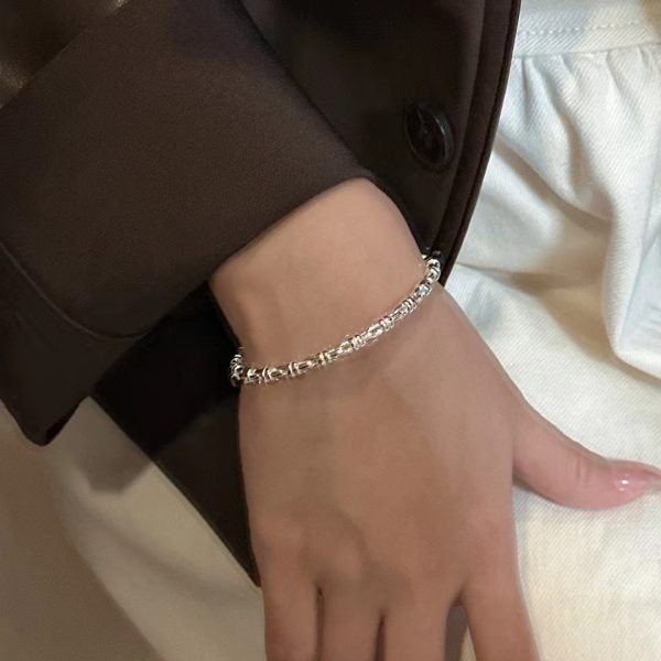 Wholesale 925 Sterling Silver Simple Bracelet - Image 7