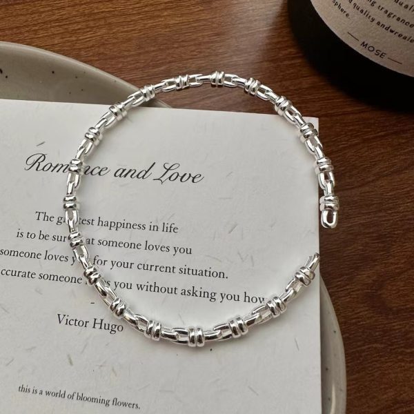 Wholesale 925 Sterling Silver Simple Bracelet - Image 4