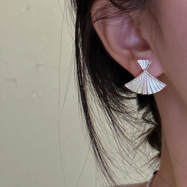 Wholesale 925 Sterling Silver Ginkgo Earrings - Image 2
