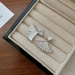Wholesale 925 Sterling Silver Ginkgo Earrings