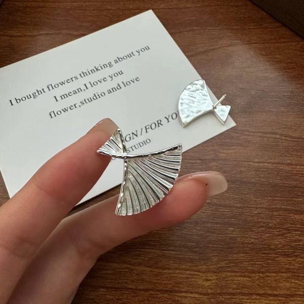 Wholesale 925 Sterling Silver Ginkgo Earrings - Image 6