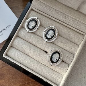 Wholesale 925 Sterling Silver Cameo Figures Earrings & Ring
