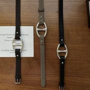 Wholesale 925 Sterling Silver Pig Nose Belt Bracelet