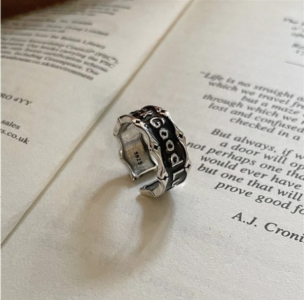 Wholesale 925 Sterling Silver Vintage Good Luck Ring - Image 3