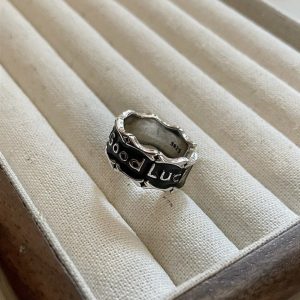 Wholesale 925 Sterling Silver Vintage Good Luck Ring