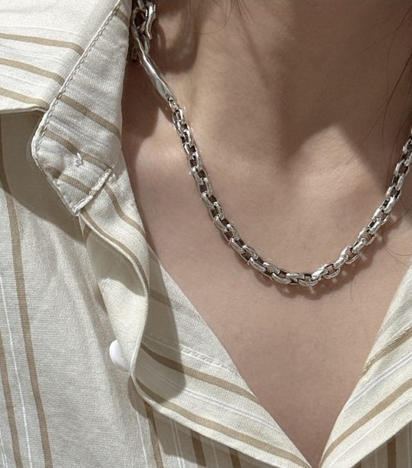 Wholesale 925 Sterling Silver Vintage Clasp Necklace & Bracelet - Image 6
