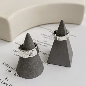 Wholesale 925 Sterling Silver Hexagram Ring