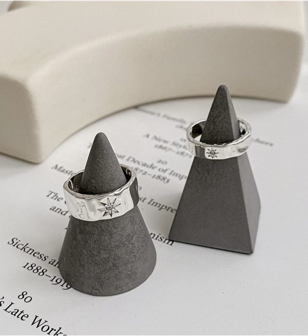Wholesale 925 Sterling Silver Hexagram Ring