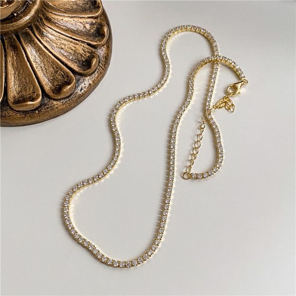 Wholesale 925 Sterling Silver Zircon Tennis Necklace - Image 6