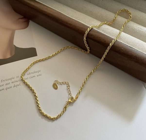Wholesale 925 Sterling Silver Rope Chain Necklace - Image 3