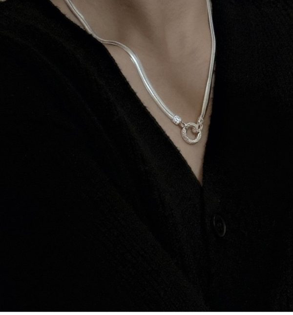 Wholesale 925 Sterling Silver Tang Grass Snake Chain Necklace - Image 4