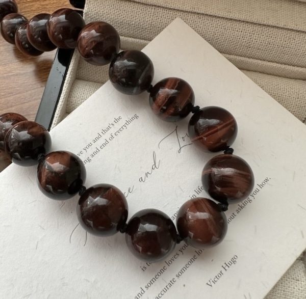 Wholesale 925 Sterling Silver Red Tiger's Eye Stone Necklace - Image 3