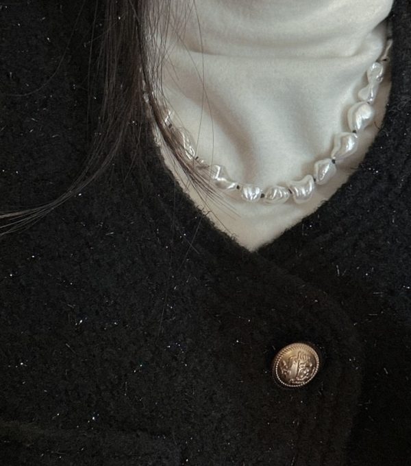 Wholesale 925 Sterling Silver Irregular Baroque Pearl Necklace - Image 4