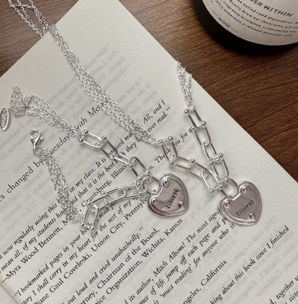 Wholesale 925 Sterling Silver Liberte Splicing Necklace