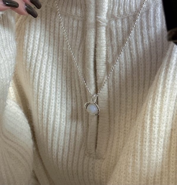 Wholesale 925 Sterling Silver Color-Changing Opal Necklace - Image 7