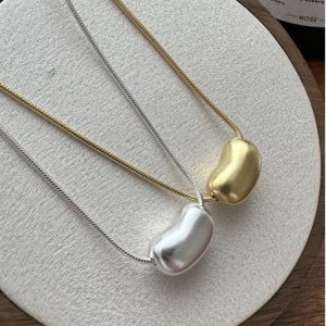 Wholesale 925 Sterling Silver Broad Bean Necklace