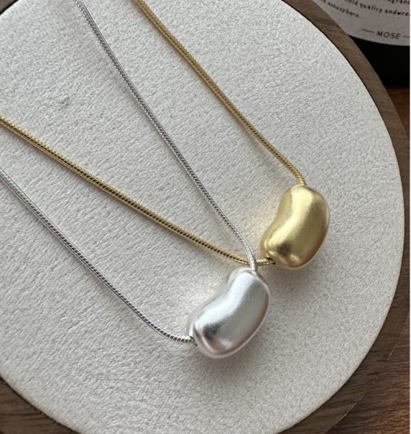 Wholesale 925 Sterling Silver Broad Bean Necklace